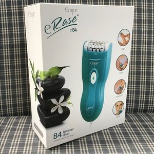 NEW Emjoi eRase e84 Dual Head Epilator in Teal NIB